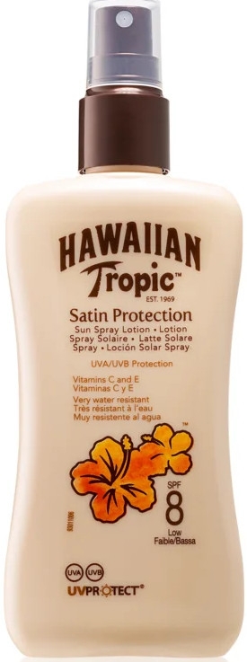 Сонцезахисний лосьйон для тіла - Hawaiian Tropic Protective Sun Spray Lotion SPF 8 — фото N1