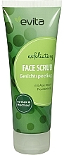 Відлущувальний скраб для обличчя для нормальної та комбінованої шкіри - Evita Exfoliating Face Scrub — фото N1