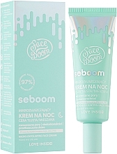 Мікровідлущувальний нічний крем для обличчя - Bielenda Face Boom Seboom Micro-Exfoliating Night Face Cream — фото N2