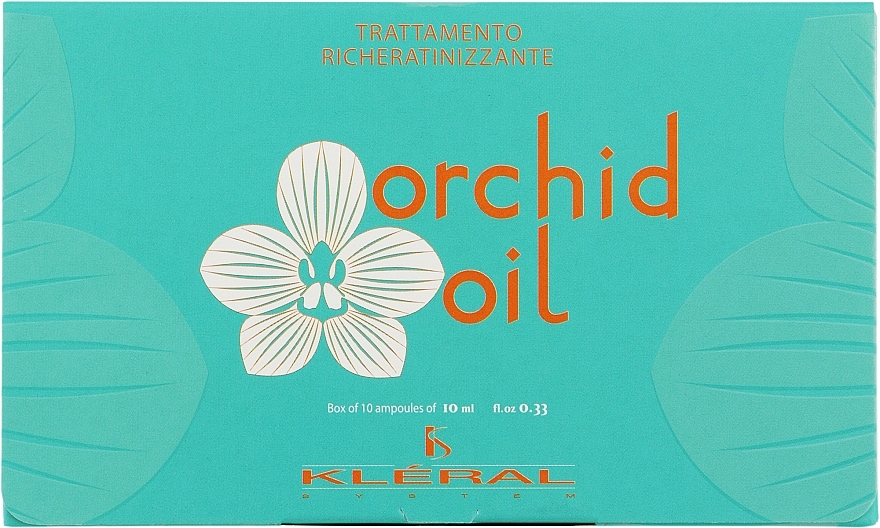 Ампулы с маслом орхидеи для укрепления и питания волос - Kleral System Orchid Oil Vials