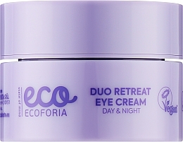 Парфумерія, косметика Крем для шкіри навколо очей - Ecoforia Lavender Clouds Duo Retreat Eye Cream