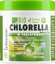 Диетическая добавка "Хлорелла", в таблетках - Intenson Bio Chlorella — фото N1