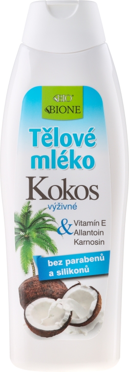 Молочко для тіла "Кокос" - Bione Cosmetics Coconut Nourishing Body Lotion — фото N1