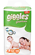 Парфумерія, косметика Підгузки Giggles Premium Jumbo Packs Maxi (7-18кг) 44 шт. - Giggles