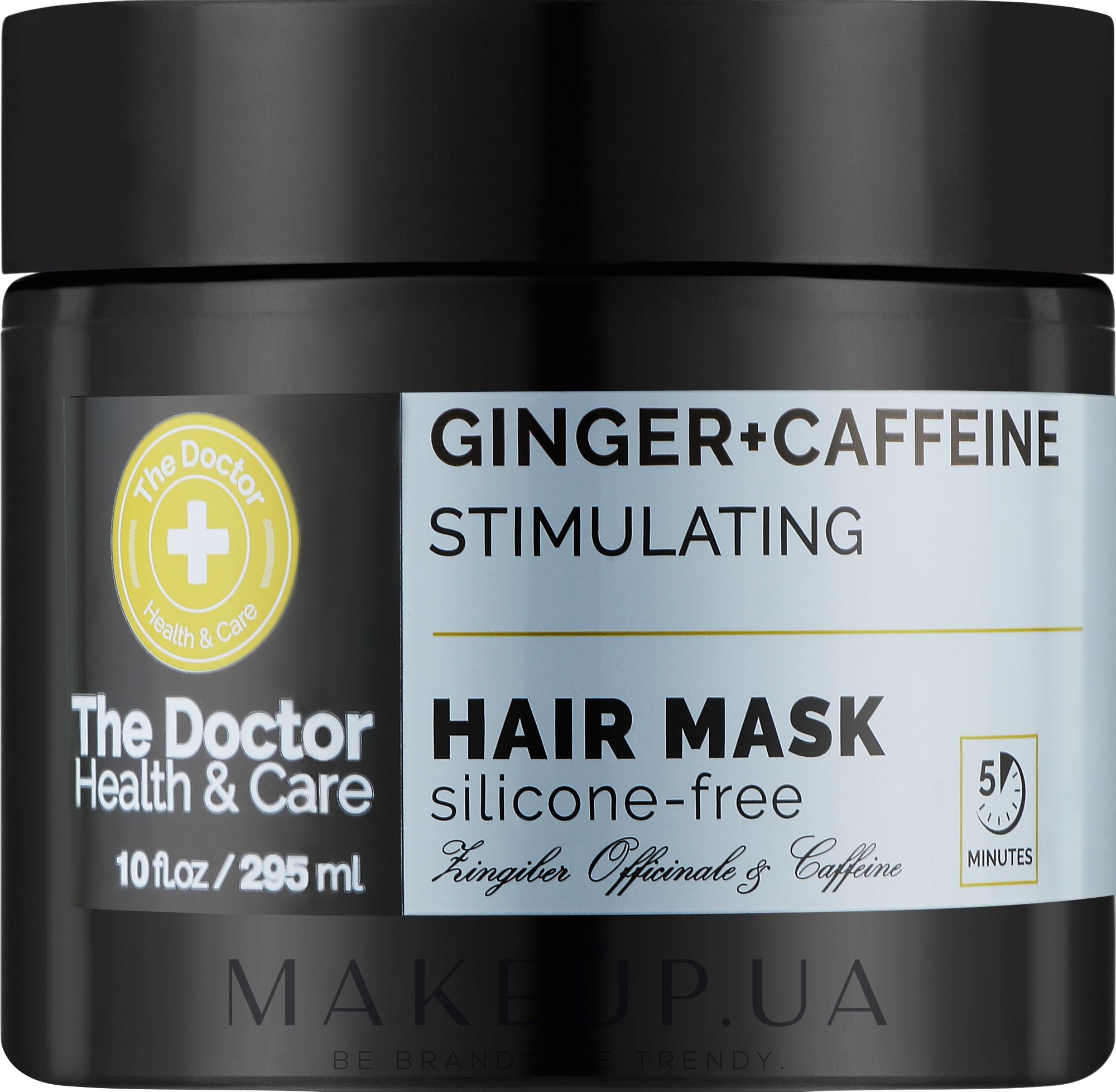 Маска для волосся "Стимулювальна" - The Doctor Health & Care Ginger + Caffeine Stimulating Hair Mask — фото 295ml