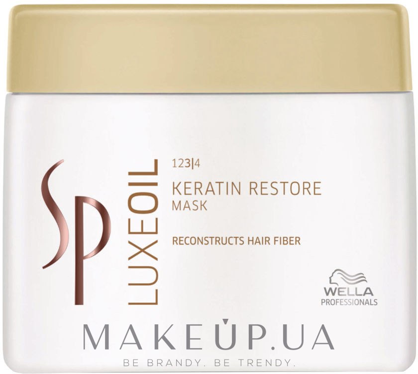 Маска для восстановления кератина волоса - Wella SP Luxe Oil Keratin Restore Mask — фото 150ml