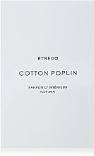 Byredo Cotton Poplin Room Spray - Ароматизатор для приміщень — фото N2