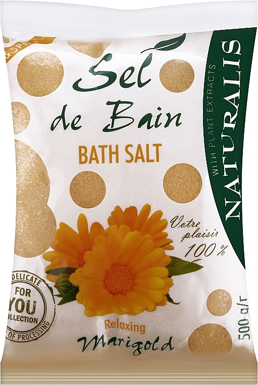 Сіль для ванни "Чорнобривці" - Naturalis Bath Salt — фото N1