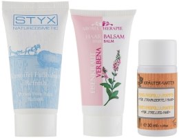 Парфумерія, косметика Набір "Мед-Прополіс, вербена, картопля" - Styx Naturcosmetic (shm/30ml + balm/30ml + foot/balm/30ml)