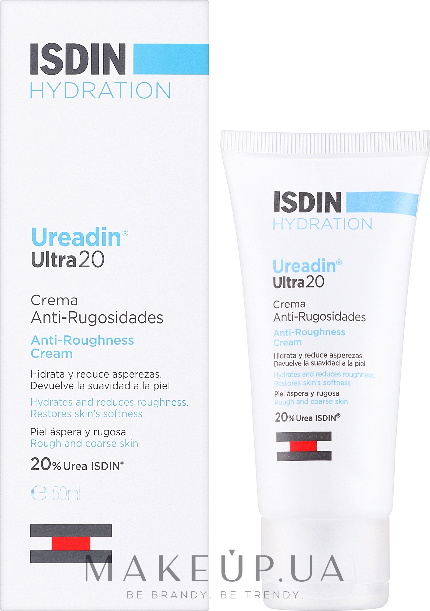 Крем проти шорсткості для тіла - Isdin Ureadin Ultra 20 Anti-Roughness Cream — фото 50ml