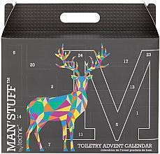 Парфумерія, косметика Набір «Адвент-календар», 24 продукти - Man'Stuff Toiletry Advent Calendar