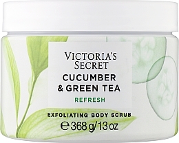 Духи, Парфюмерия, косметика Скраб для тела - Victoria's Secret Cucumber & Green Tea Refresh Body Scrub