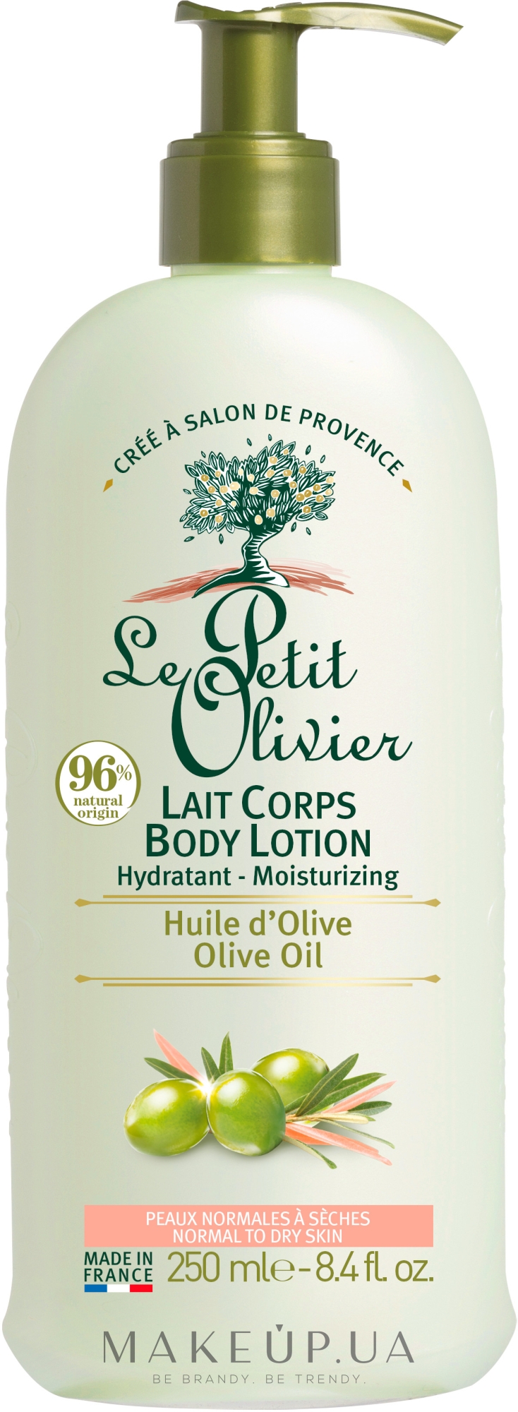 Молочко для тіла "Оливкова олія" - Le Petit Olivier Lait Corps Huile D'Olive — фото 250ml