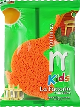 Парфумерія, косметика Губка для тіла "Ферма", помаранчевий гусак - Martini SPA Soft Bath Sponge Farm