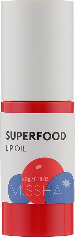 Олія для губ з екстрактом ягід - Missha Super Food Lip Oil Berry — фото N1