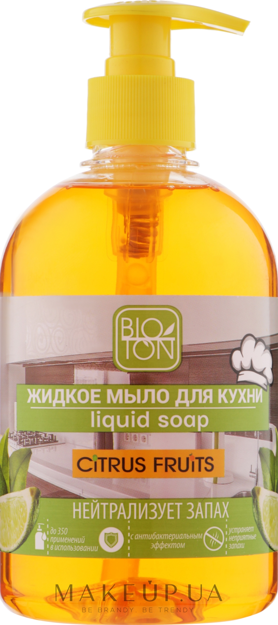 Мыло жидкое антибактериальное для кухни - Bioton Cosmetics — фото 500ml