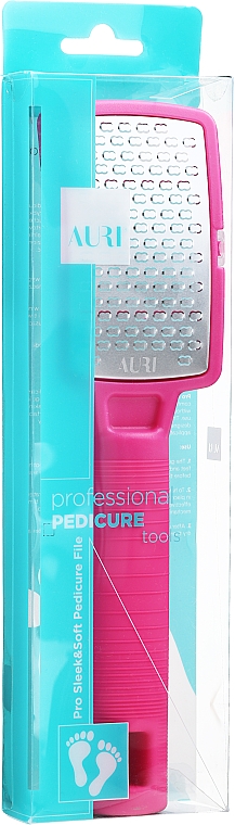 Терка для педикюра, розовая - Auri Pro Sleek & Soft Pedicure File — фото N2