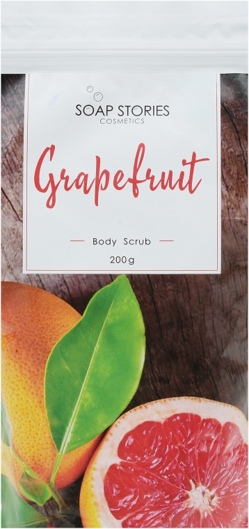 Скраб для тела "Грейпфрут" - Soap Stories(Doy-pack) — фото N1