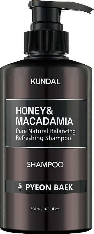 Шампунь "Pyeon Baek" - Kundal Honey & Macadamia Shampoo — фото N1