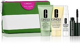 ПОДАРУНОК! Набір - Clinique Must Have 4CA (scr/30ml + lot/30ml + serum/10ml + mascara/3.5ml + bag) — фото N1