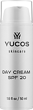 Духи, Парфюмерия, косметика Увлажняющий, дневной крем SPF 20 для лица - Yucos Day Cream SPF 20 