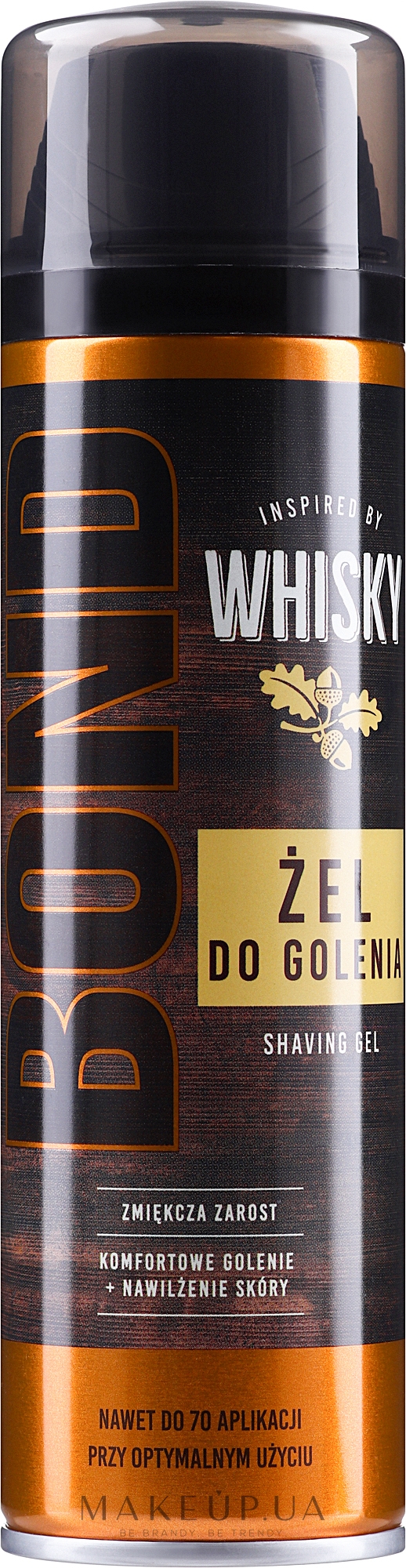 Гель для гоління - Bond by Whisky Shaving Gel — фото 200ml
