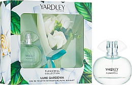 Духи, Парфюмерия, косметика Yardley Luxe Gardenia Flowerful Collection - Набор (edt/50ml + soap)