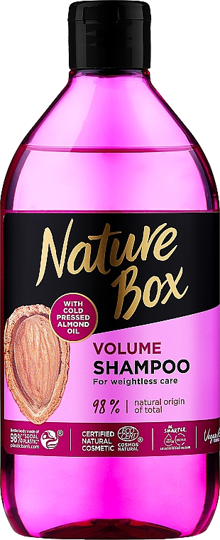 Шампунь для волос с миндальным маслом - Nature Box Almond Oil Shampoo — фото N1