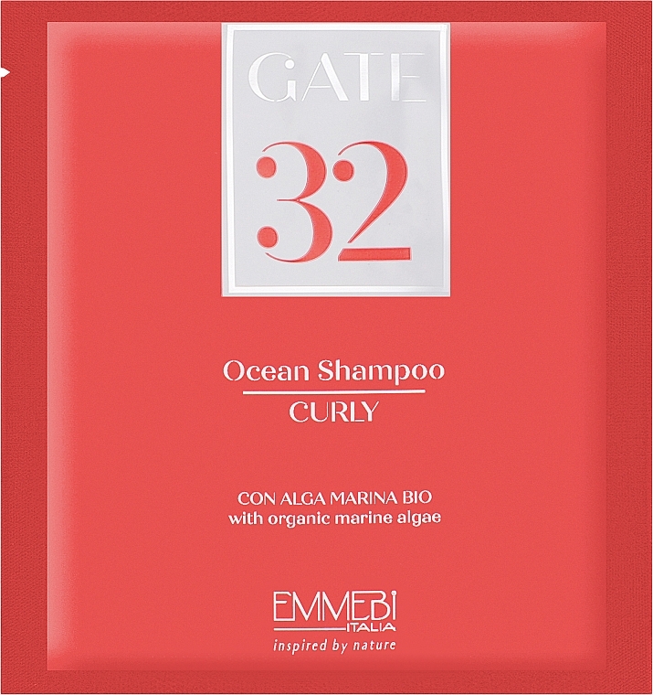 Шампунь для вьющихся волос - Emmebi Italia Gate 32 Wash Ocean Shampoo Curly (пробник) — фото N1