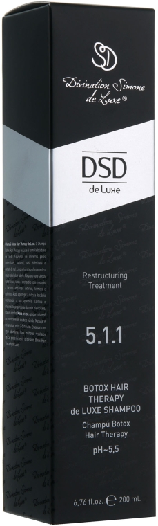 Шампунь для волосся "Ботокс" №5.1.1 - Simone DSD de Luxe Botox Hair Therapy de Luxe Shampoo — фото N4