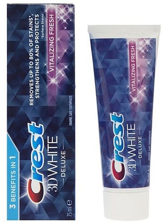 Відбілювальна зубна паста - Crest 3D White Deluxe Vitalizing Fresh Toothpaste — фото N2