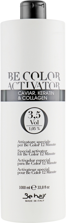 Окислитель 1,05% - Be Hair Be Color Activator with Caviar Keratin and Collagen — фото N1