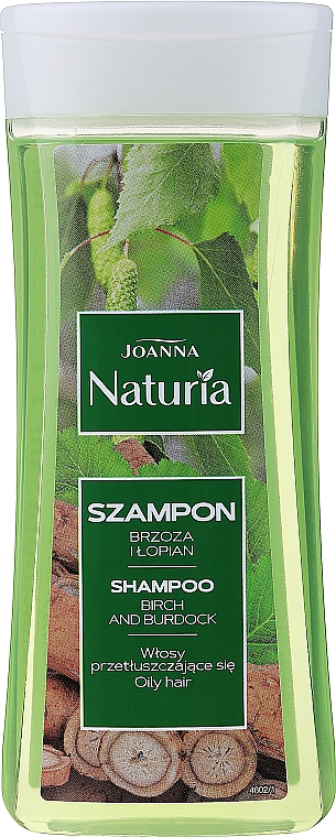 Шампунь для волос с берёзой и лопухом - Joanna Naturia Hair Shampoo — фото N1