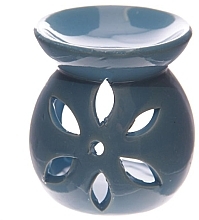 Парфумерія, косметика Керамічна аромалампа "Квітка", синя - Home Nature