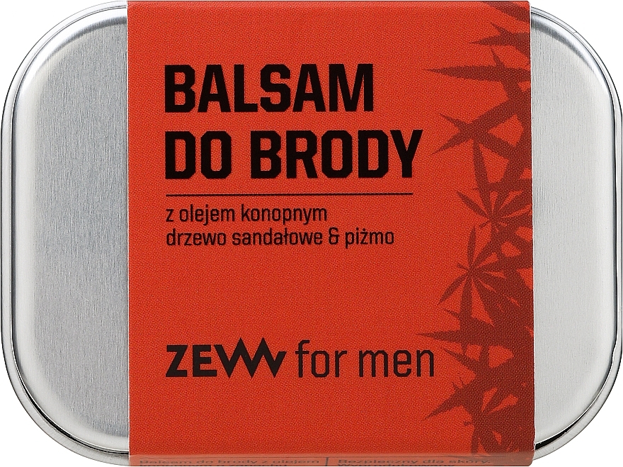 Бальзам для бороди з олією конопель - Zew Beard Balm — фото N1