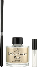 Аромадиффузор - Mira Max African Sunset Rays Fragrance Diffuser With Reeds Premium Edition — фото N3