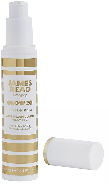 Експрес-сироватка для обличчя автозасмага - James Read Express Glow 20 Facial Tan Serum — фото N1