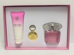 Духи, Парфюмерия, косметика Versace Bright Crystal - Набор (edt/90ml + b/lot/100ml +keychain)