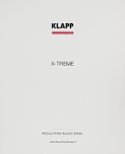 Парфумерія, косметика Набір - Klapp X-Treme Regulating Black Mask (mask/5x25ml)