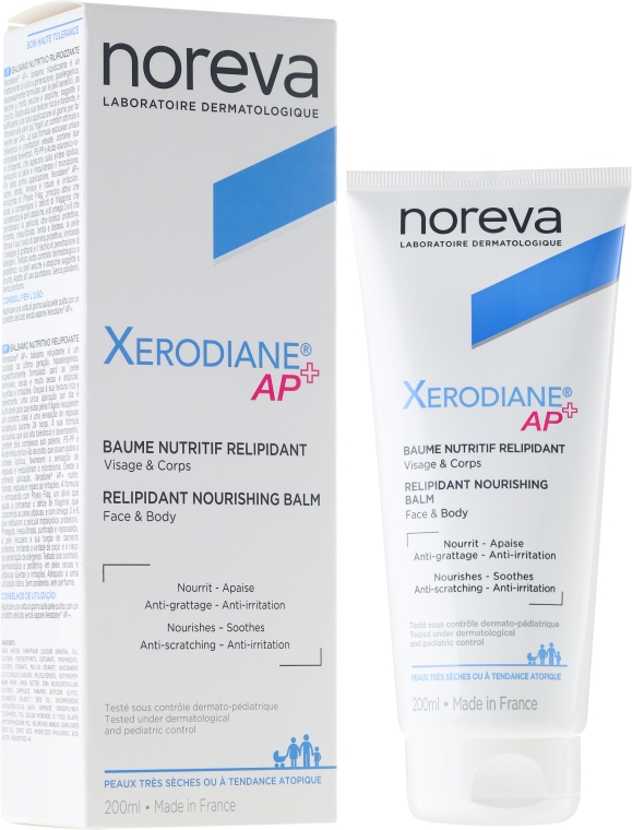 Бальзам ліпідовідновлювальний для обличчя і тіла - Noreva Laboratoires Xerodiane AP+ Relipidant Balm — фото N1