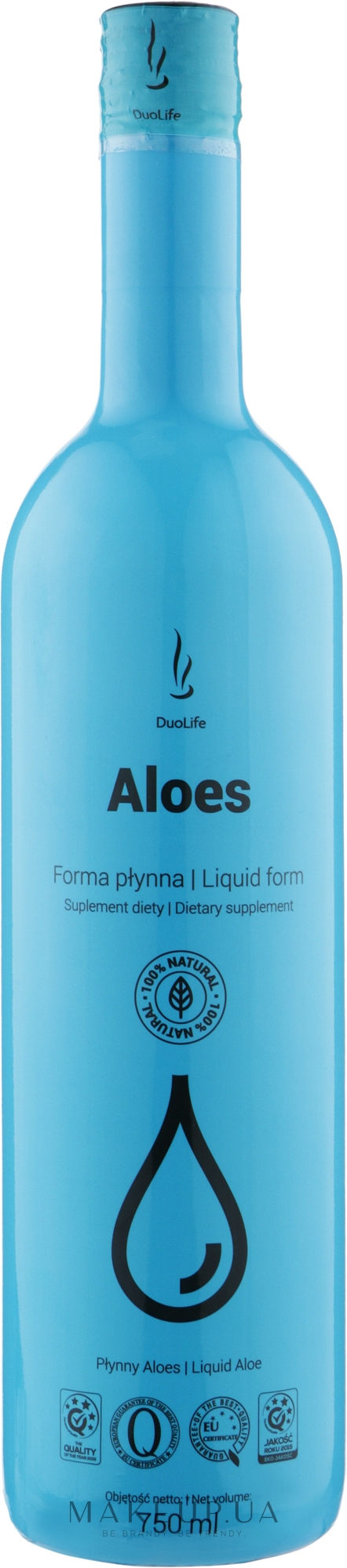 Пищевая добавка "Алоэ" - DuoLife Aloes  — фото 750ml