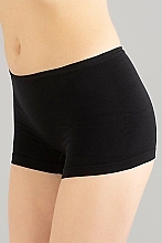 Духи, Парфюмерия, косметика УЦЕНКА Трусики-шортики для женщин "Boxer Briefs", black - Giulia *