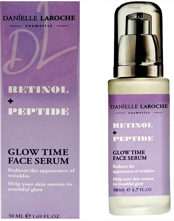 Сироватка для обличчя - Danielle Laroche Cosmetics Retinol & Peptide Glow Time Serum — фото N1