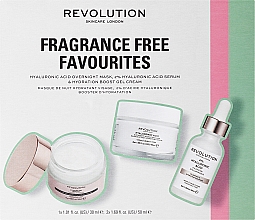 Парфумерія, косметика Набір - Revolution Skincare Fragrance Free Favourites Collection (ser/30ml + cr/50ml + mask/50ml)