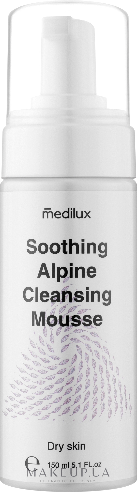 Мус для очищення сухої шкіри - Medilux Soothing Cleanser Alpine Mousse — фото 150ml