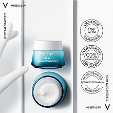 Легкий крем для всех типов кожи лица, увлажнение 72 часа - Vichy Mineral 89 Light 72H Moisture Boosting Cream — фото N6