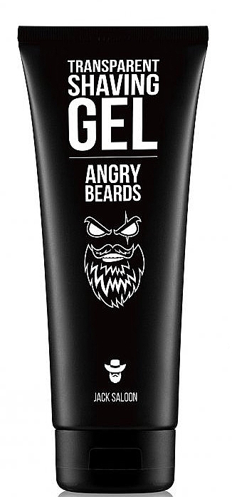Гель для бритья - Angry Beards Transparent Shaving Gel Jack Saloon — фото N1