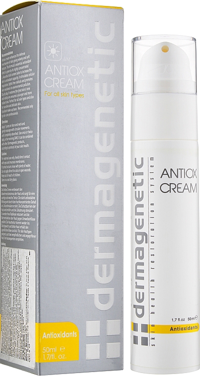 Антиоксидантний крем для обличчя з вітаміном С - Dermagenetic Antiox Cream — фото N2