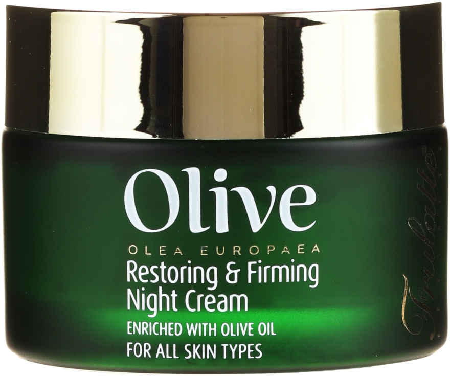 Восстанавливающий и укрепляющий ночной крем для лица - Frulatte Olive Restoring Firming Night Cream — фото N2