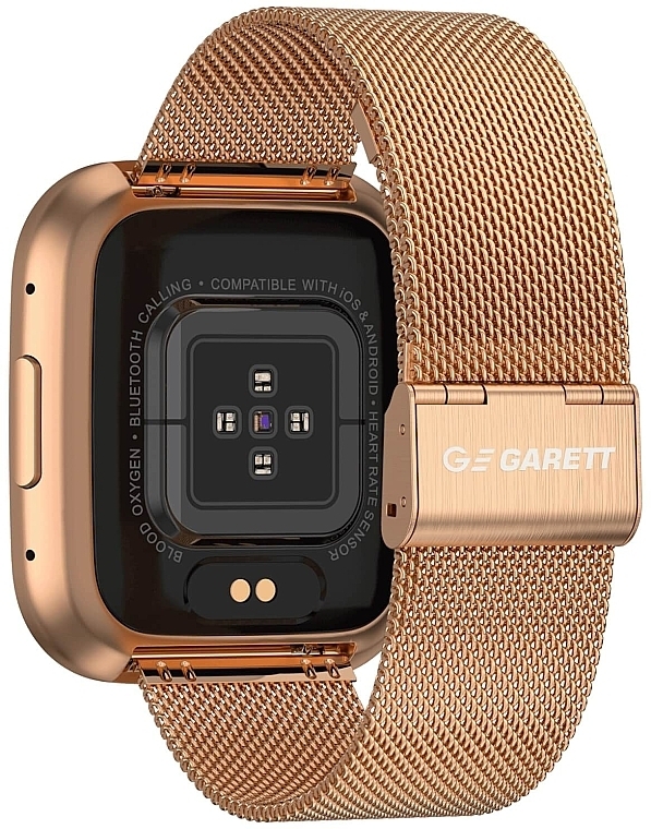 Смарт-часы, золотистый металл - Garett Smartwatch GRC STYLE Gold Steel — фото N5